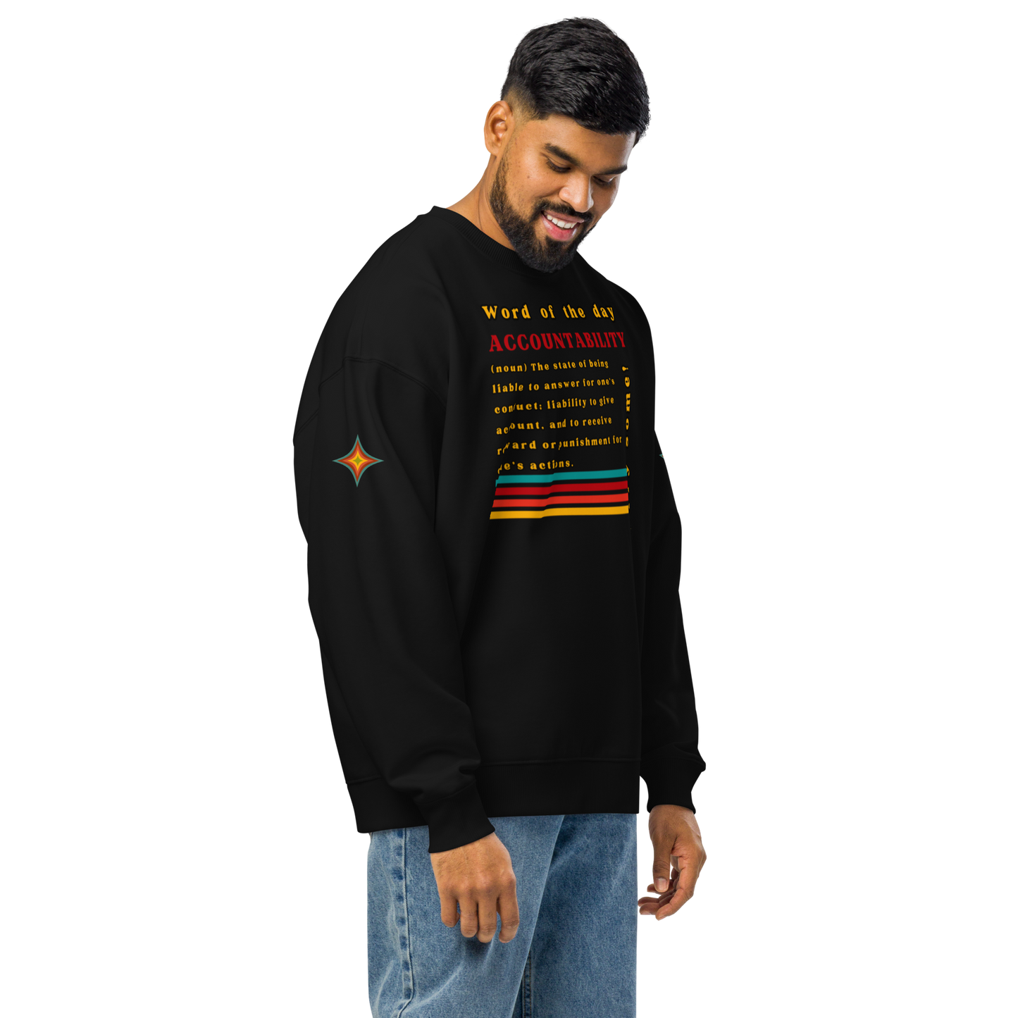 Accountability Unisex Organic Oversized Sweatshirt