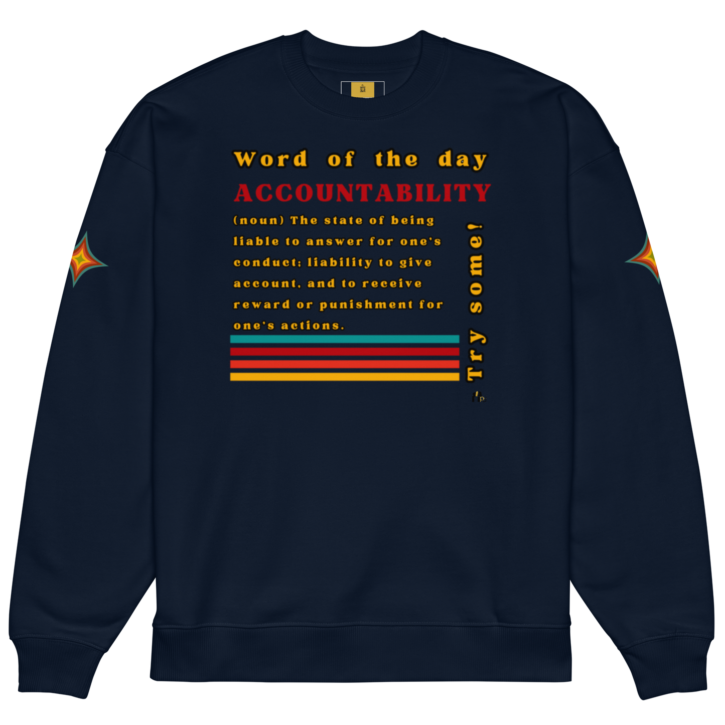 Accountability Unisex Organic Oversized Sweatshirt