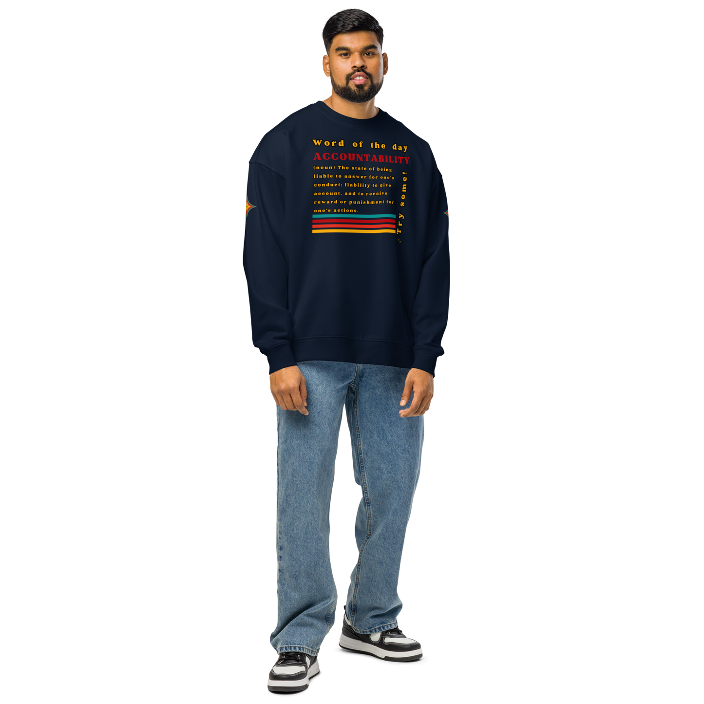 Accountability Unisex Organic Oversized Sweatshirt