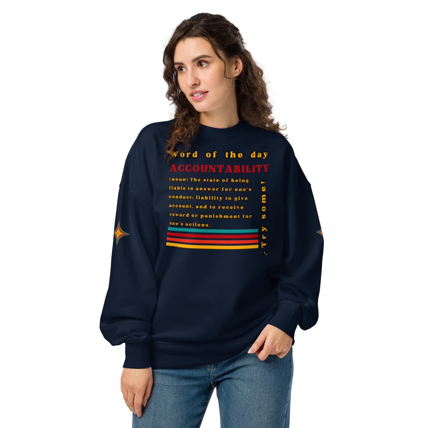 Accountability Unisex Organic Oversized Sweatshirt