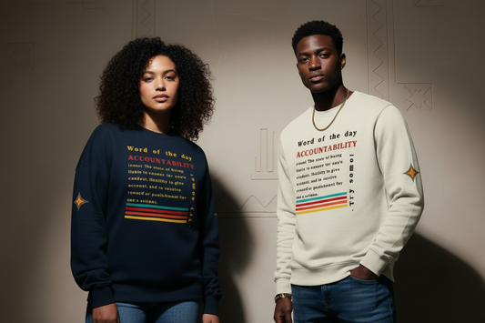 Accountability Unisex Organic Oversized Sweatshirt