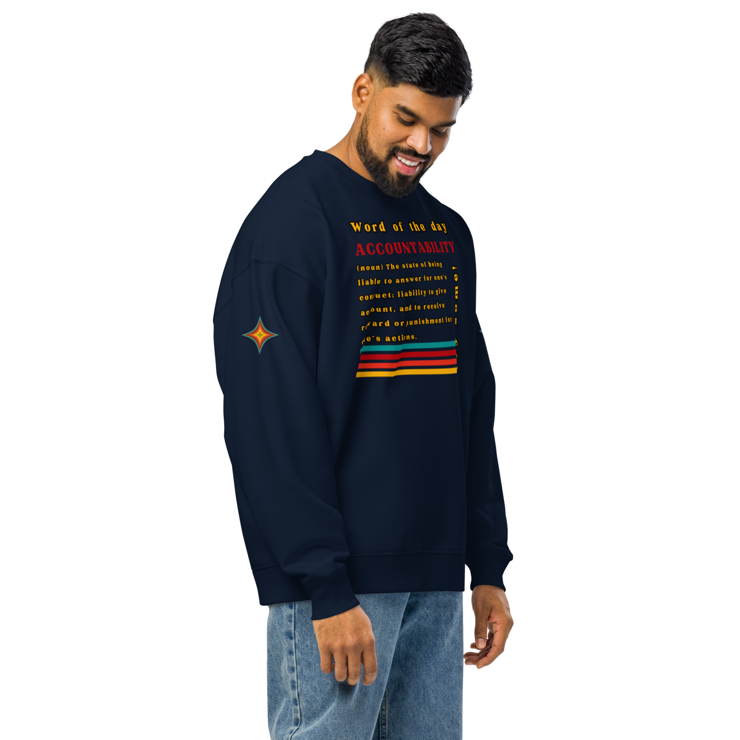Accountability Unisex Organic Oversized Sweatshirt
