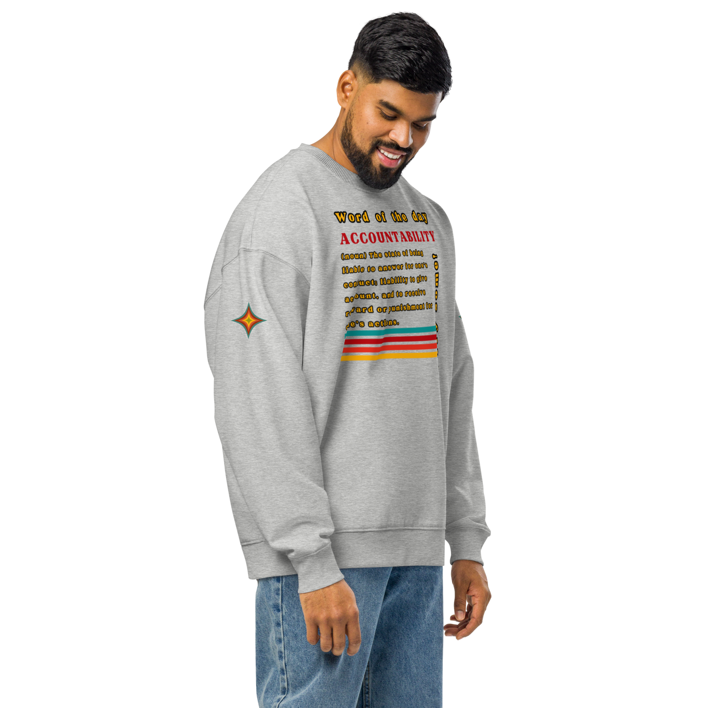 Accountability Unisex Organic Oversized Sweatshirt
