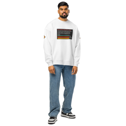 Accountability Unisex Organic Oversized Sweatshirt