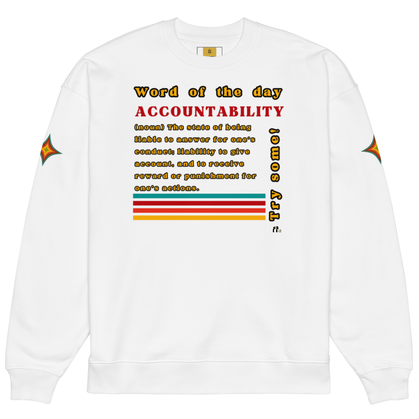 Accountability Unisex Organic Oversized Sweatshirt