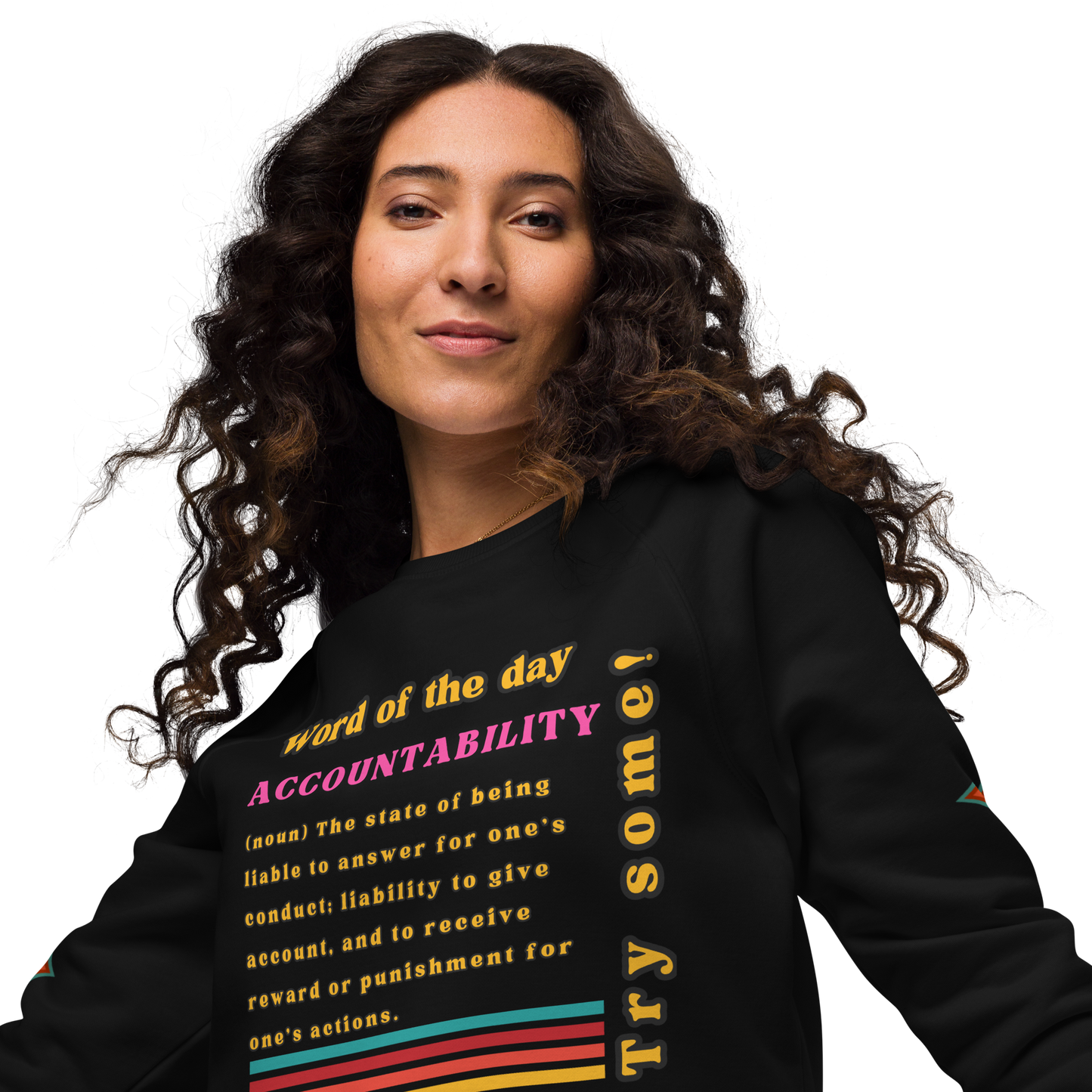 Accountability Unisex Organic Raglan Sweatshirt