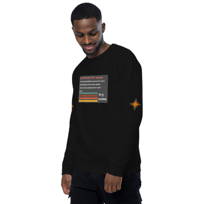 Accountability Unisex Organic Raglan Sweatshirt