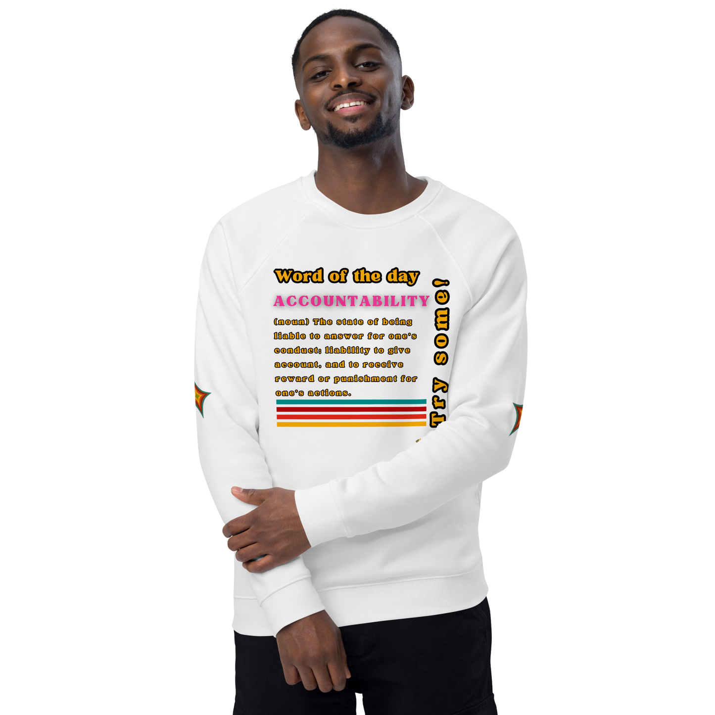 Accountability Unisex Organic Raglan Sweatshirt