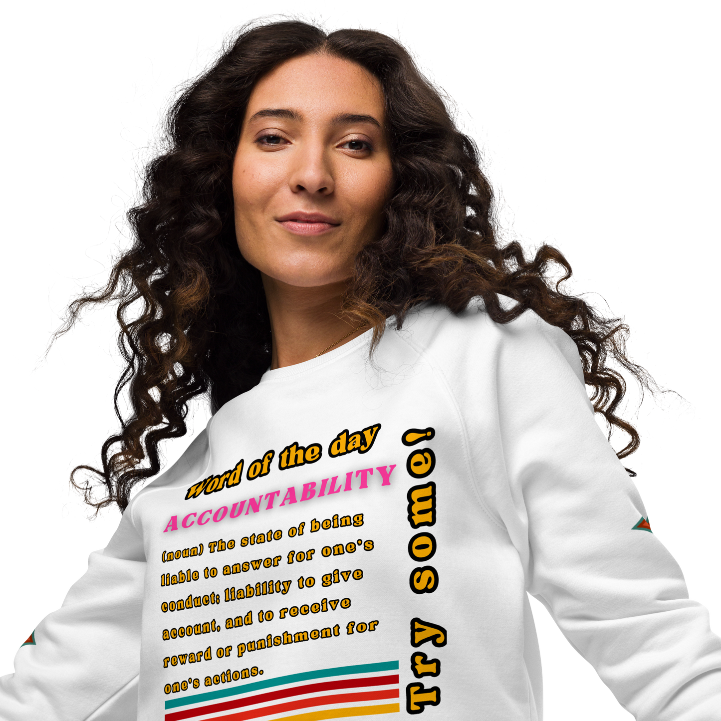 Accountability Unisex Organic Raglan Sweatshirt