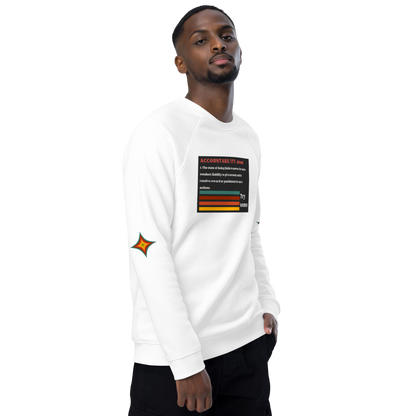 Accountability Unisex Organic Raglan Sweatshirt