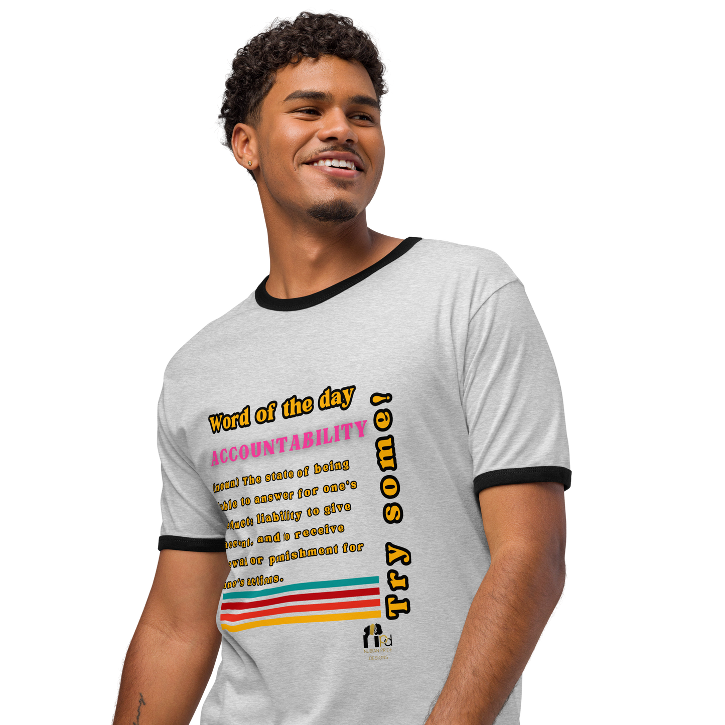 Accountability Retro Ringer Unisex Tee