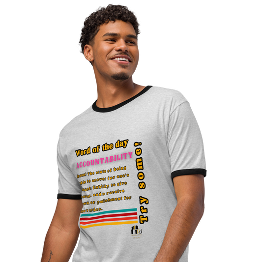 Accountability Retro Ringer Unisex Tee