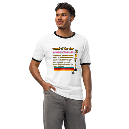 Accountability Retro Ringer Unisex Tee