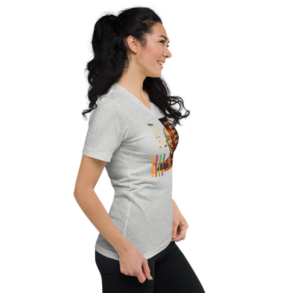 “Truth and Consequences" Unisex V-Neck Tee