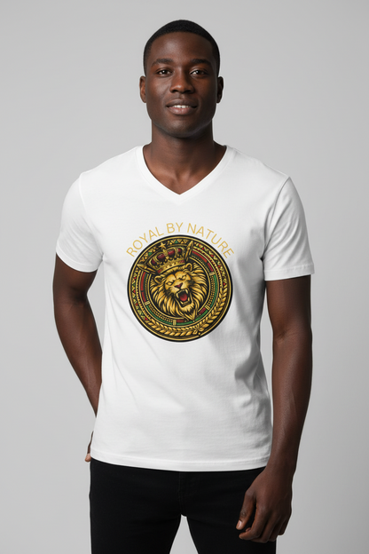 Royal by Nature Men's V-Neck Tee