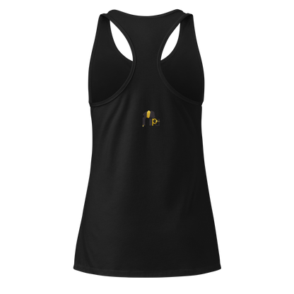 Golden Aura Women's Fitted Racerback Tank Top
