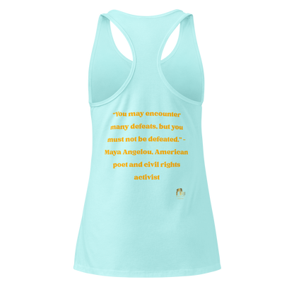 Maya Empowerment Fitted Racerback Top for Women