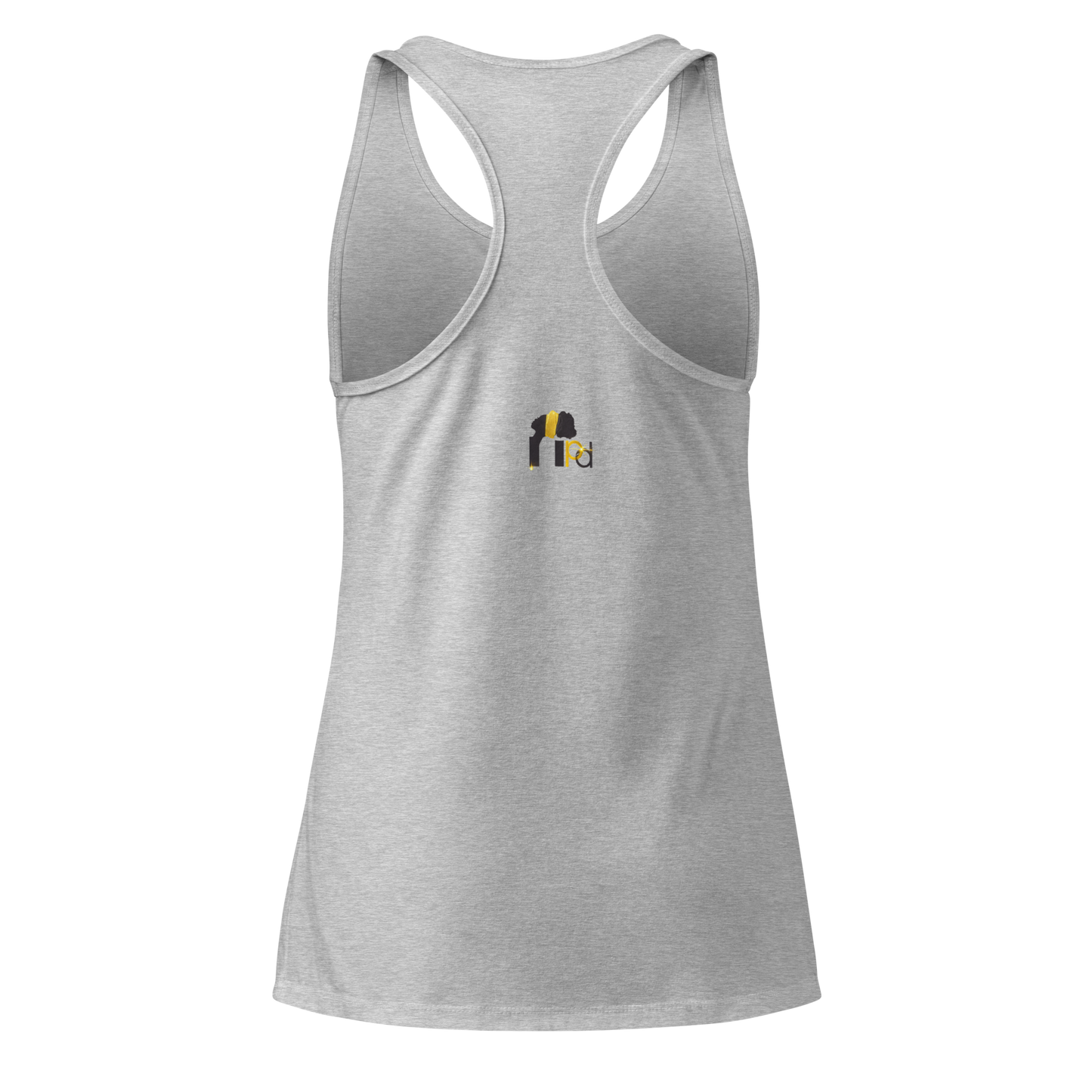 Golden Aura Women's Fitted Racerback Tank Top