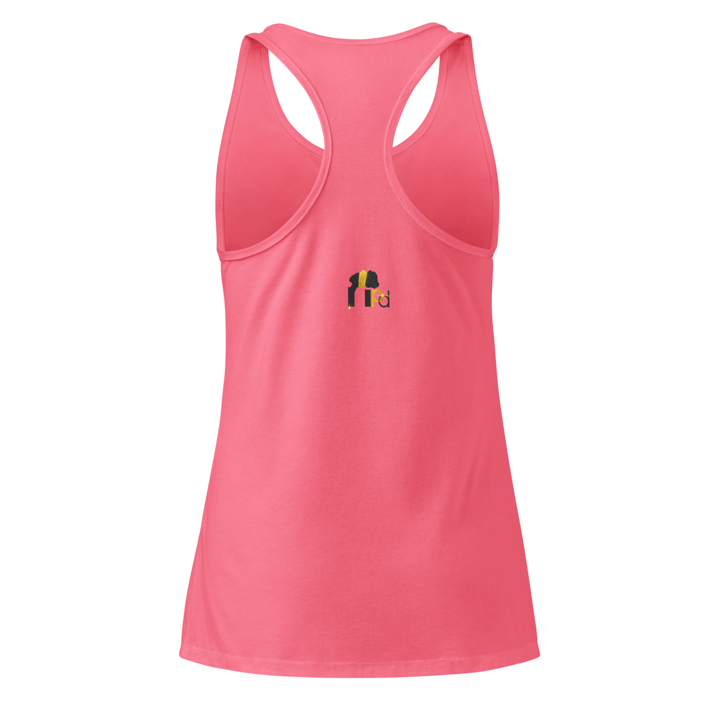 Golden Aura Women's Fitted Racerback Tank Top