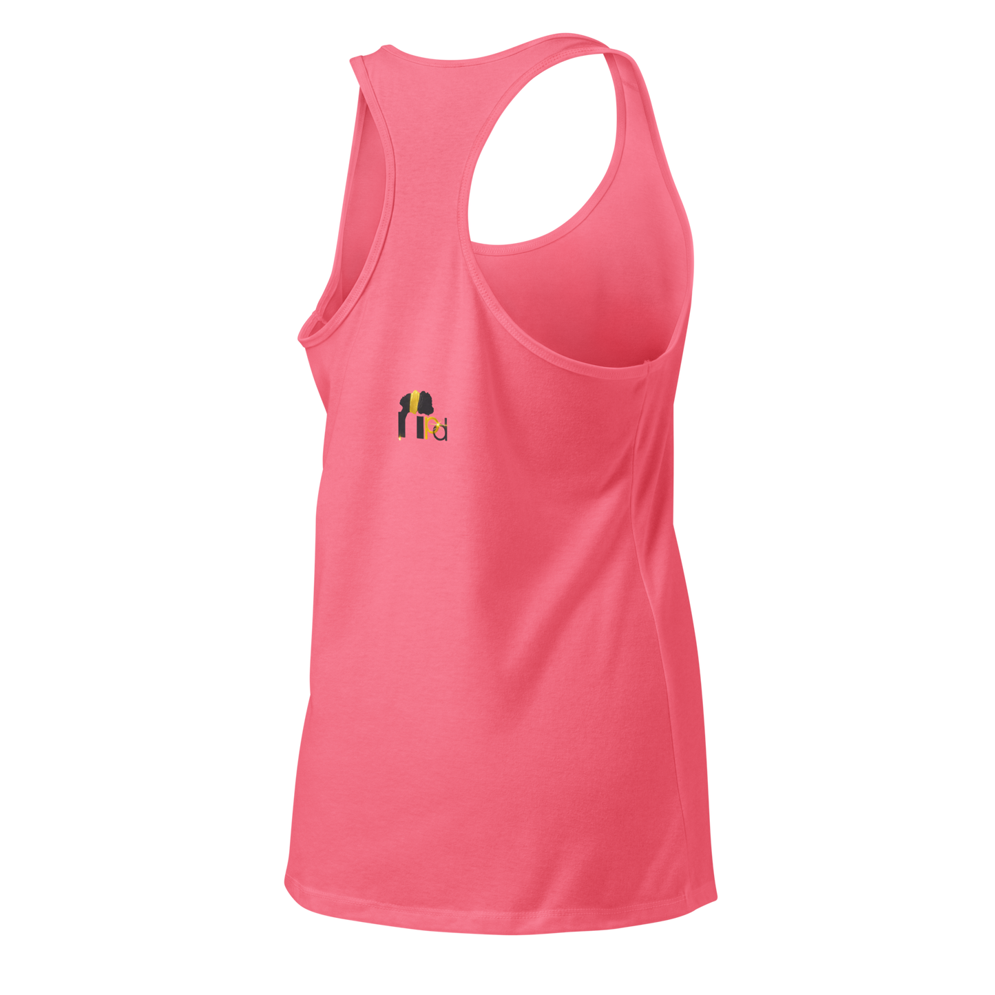 Golden Aura Women's Fitted Racerback Tank Top
