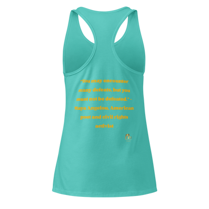 Maya Empowerment Fitted Racerback Top for Women