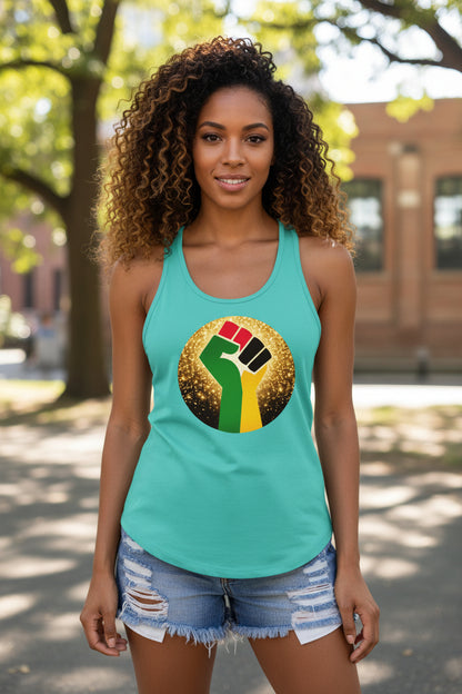 Radiant Resistance Fitted Racerback Tank Top for Women