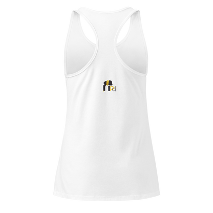 Golden Aura Women's Fitted Racerback Tank Top