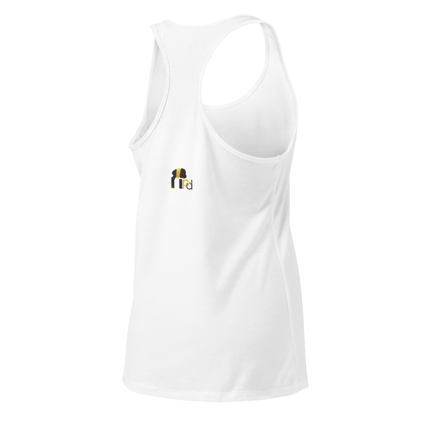 Golden Aura Women's Fitted Racerback Tank Top