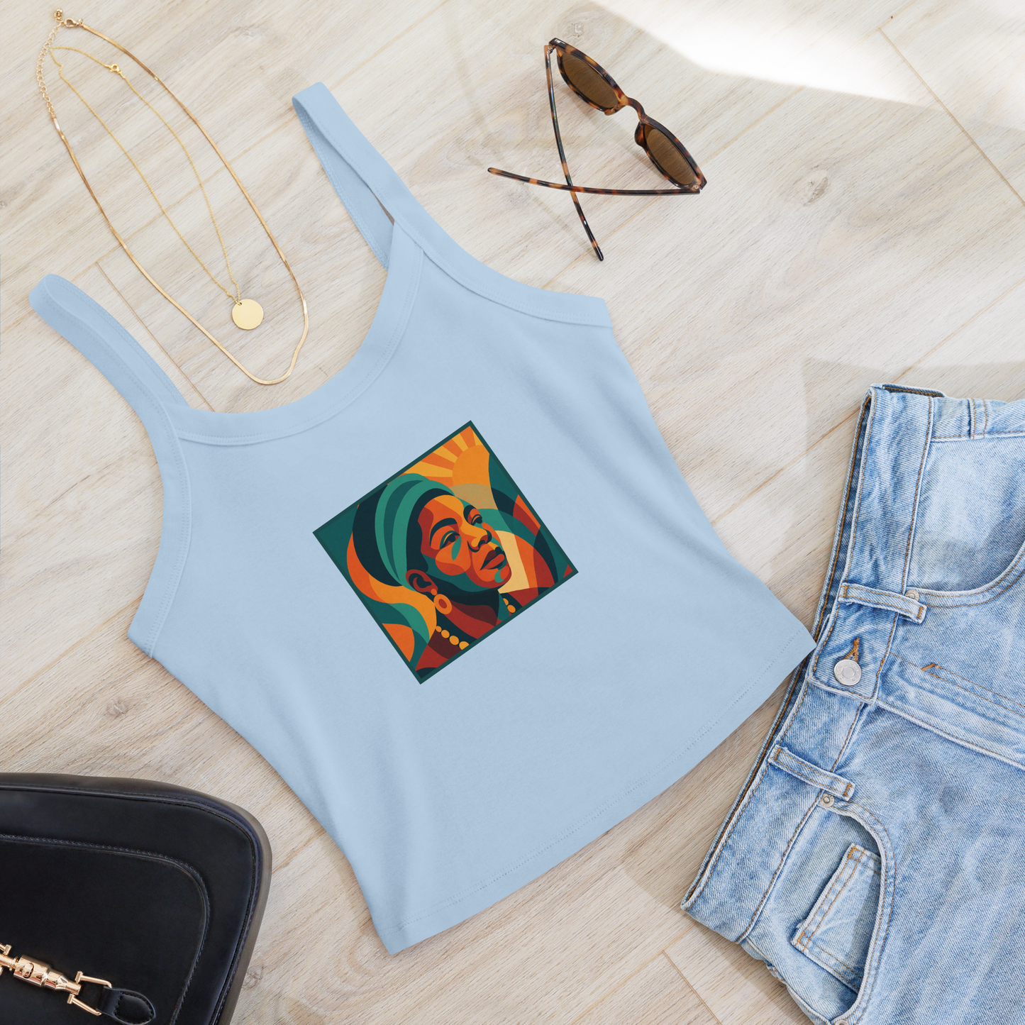 Maya Empowerment Micro-Rib Tank Top for Women