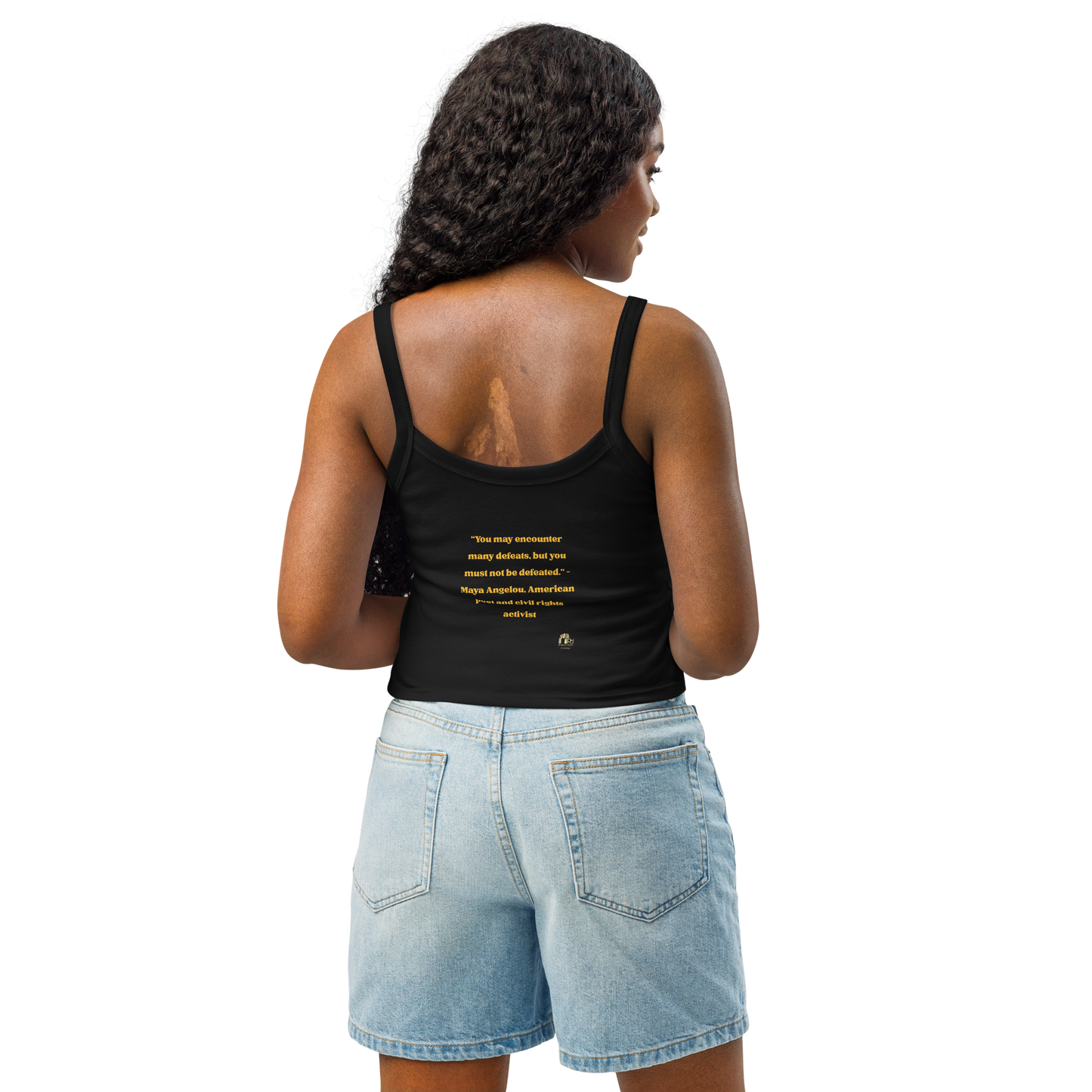 Maya Empowerment Micro-Rib Tank Top for Women