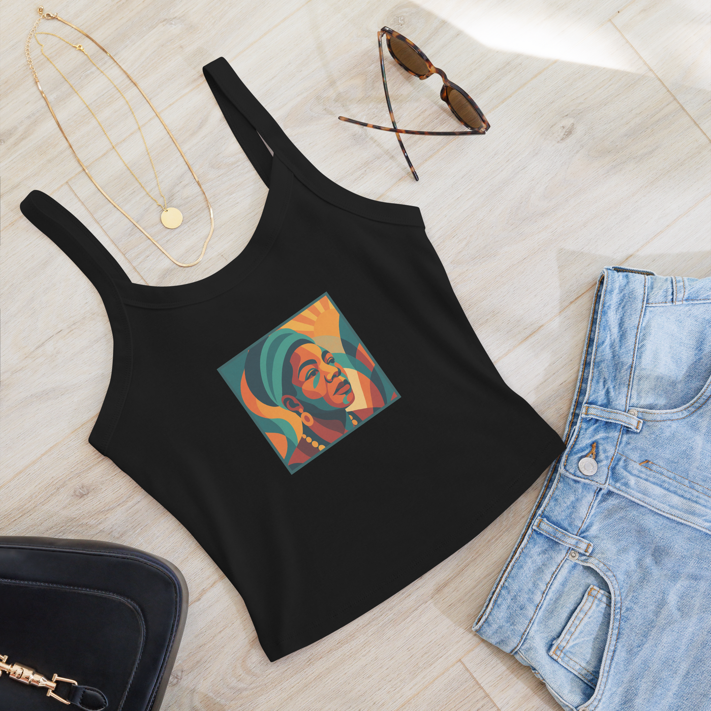Maya Empowerment Micro-Rib Tank Top for Women