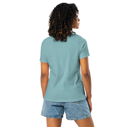 Gold Stripe Africa Tee for Women