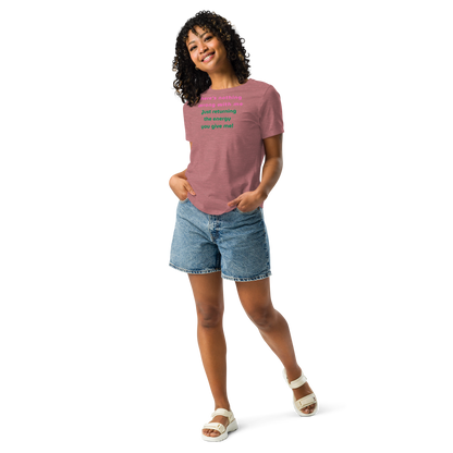 Matching Energy Women's Relaxed Tee