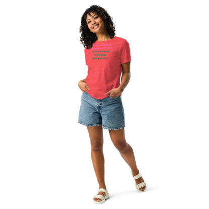 Matching Energy Women's Relaxed Tee