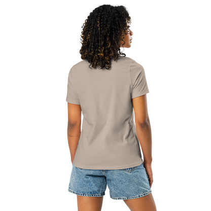 Gold Stripe Africa Tee for Women