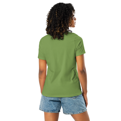 Gold Stripe Africa Tee for Women