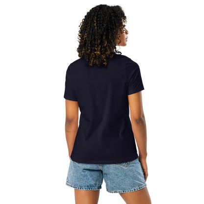 Gold Stripe Africa Tee for Women