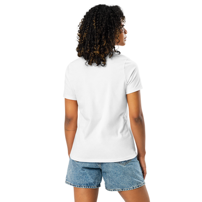 Gold Stripe Africa Tee for Women
