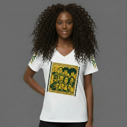 Revolutionary Icons Women's Relaxed V-Neck Tee