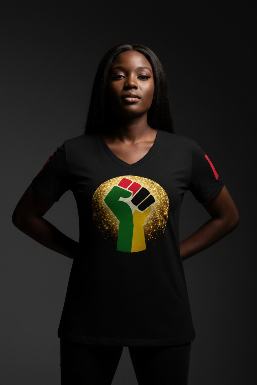 Pan Pride Women's Relaxed V-Neck Tee