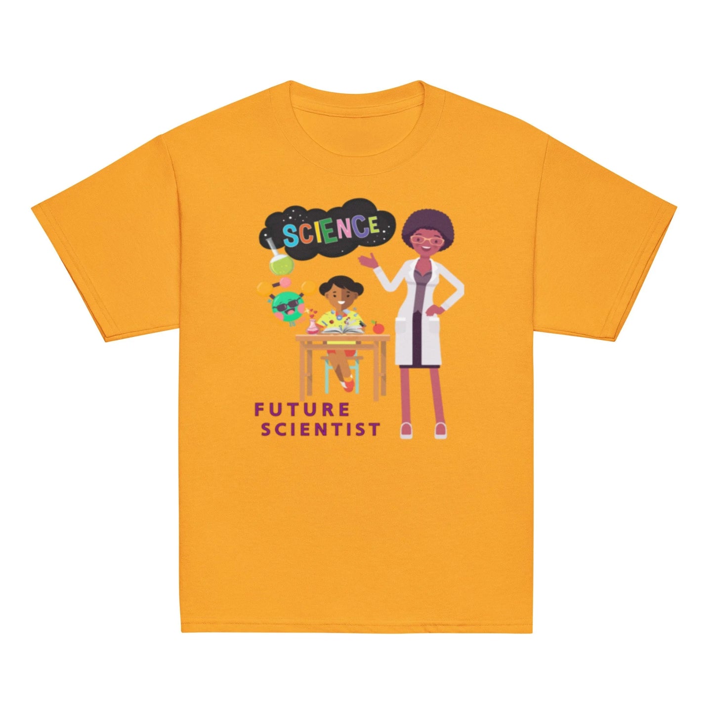 STEM Future Scientist Youth Short Sleeve Tee for Girls