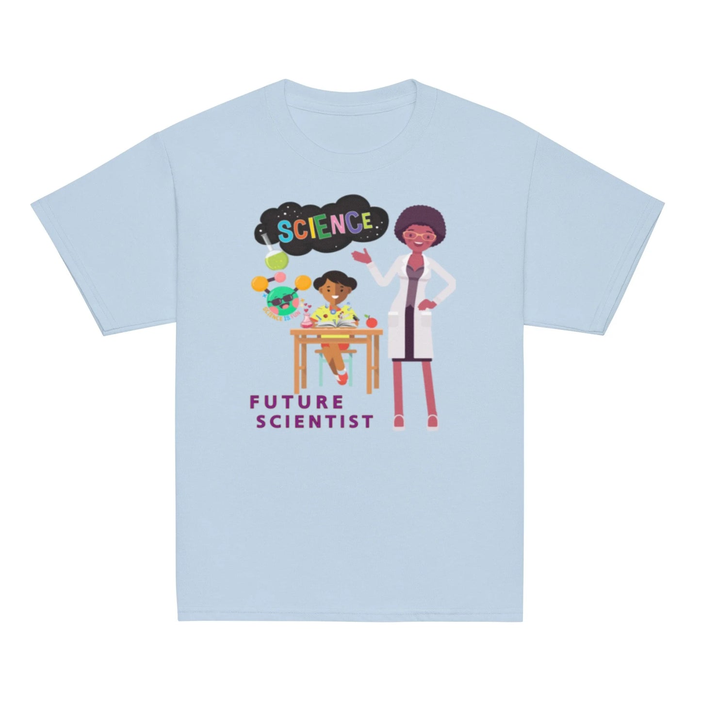 STEM Future Scientist Youth Short Sleeve Tee for Girls
