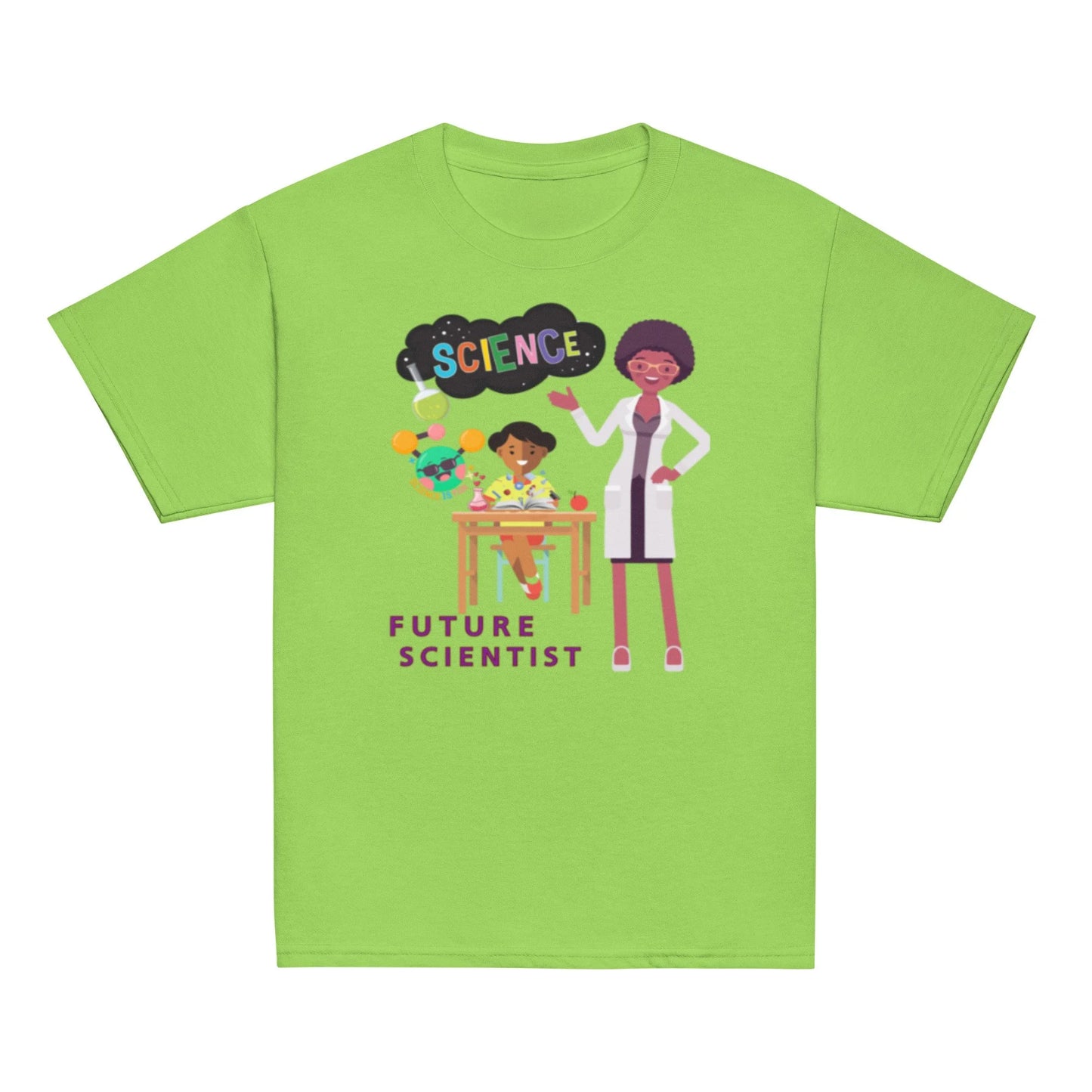 STEM Future Scientist Youth Short Sleeve Tee for Girls