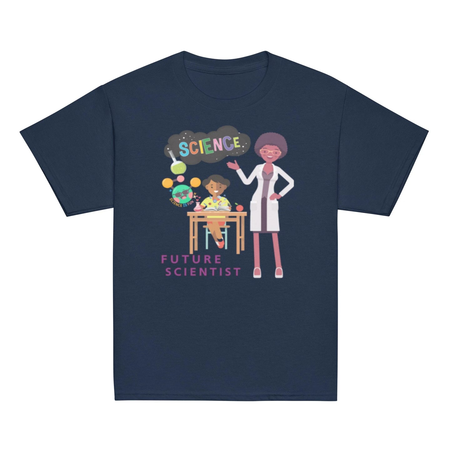 STEM Future Scientist Youth Short Sleeve Tee for Girls