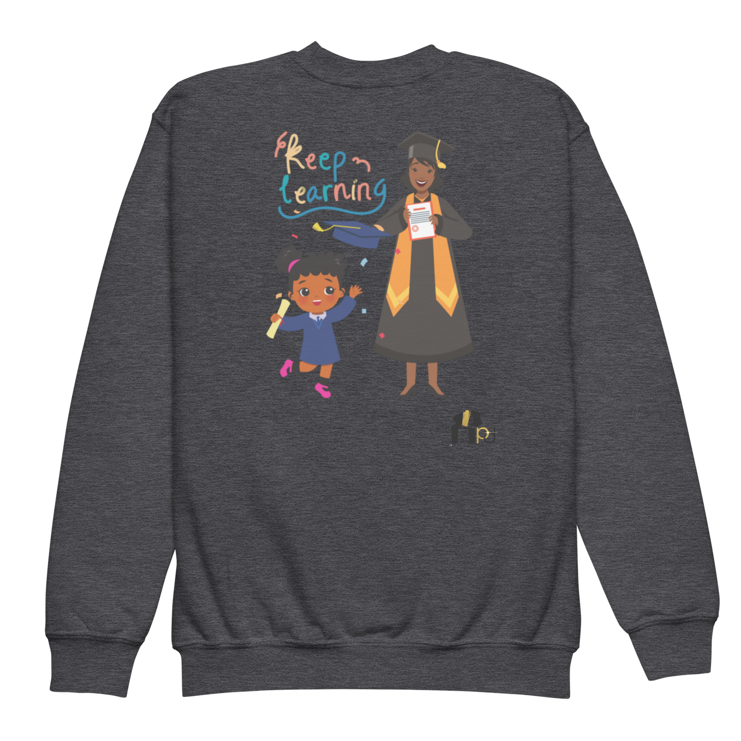 Keep Learning Proud Future HBCU Grad™ Youth Crewneck Sweatshirt for Girls