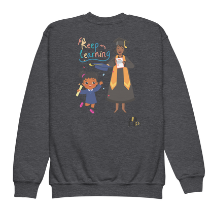 Keep Learning Proud Future HBCU Grad™ Youth Crewneck Sweatshirt for Girls