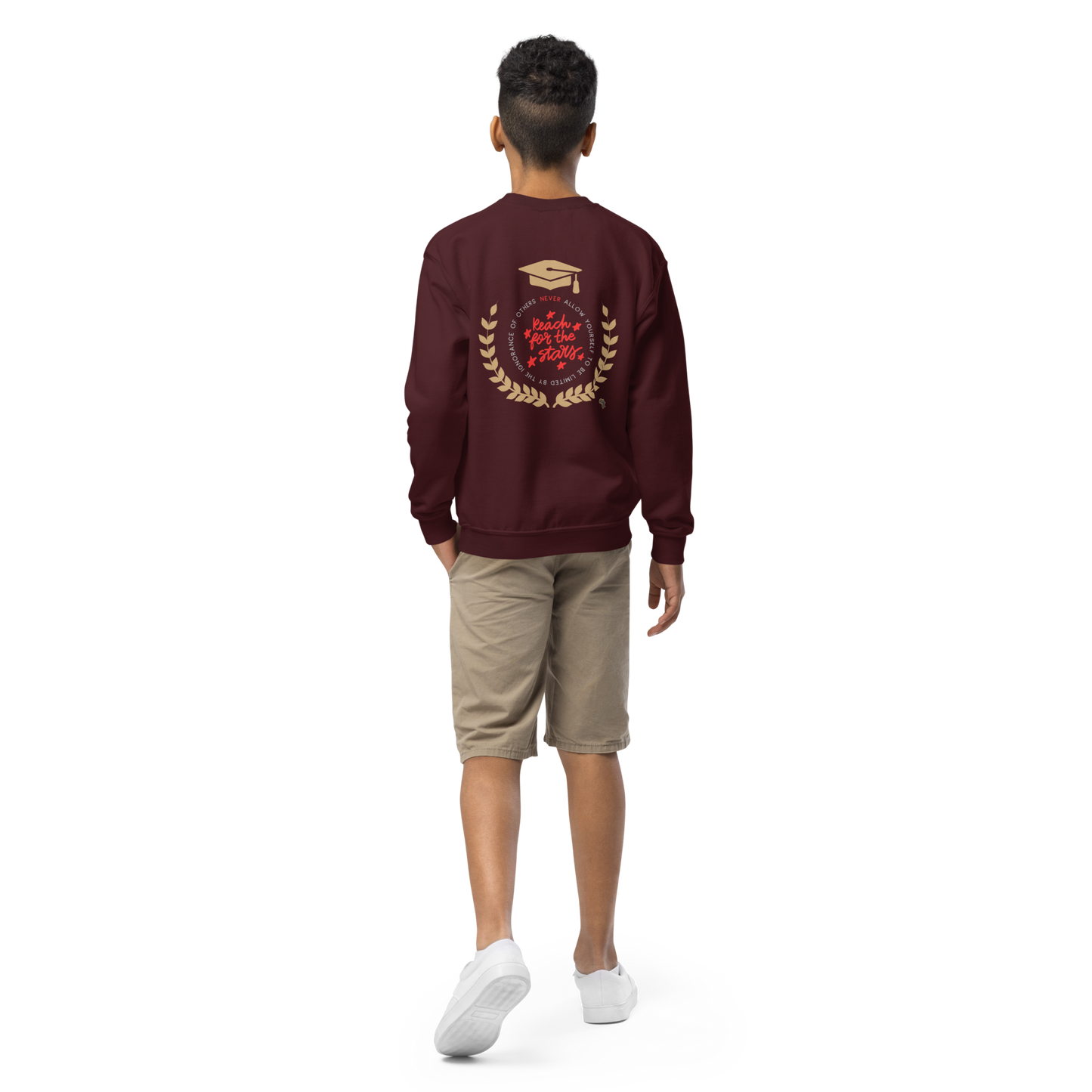 Youth Future HBCU Graduate Crewneck Sweater for Boys