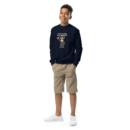 Youth Future HBCU Graduate Crewneck Sweater for Boys