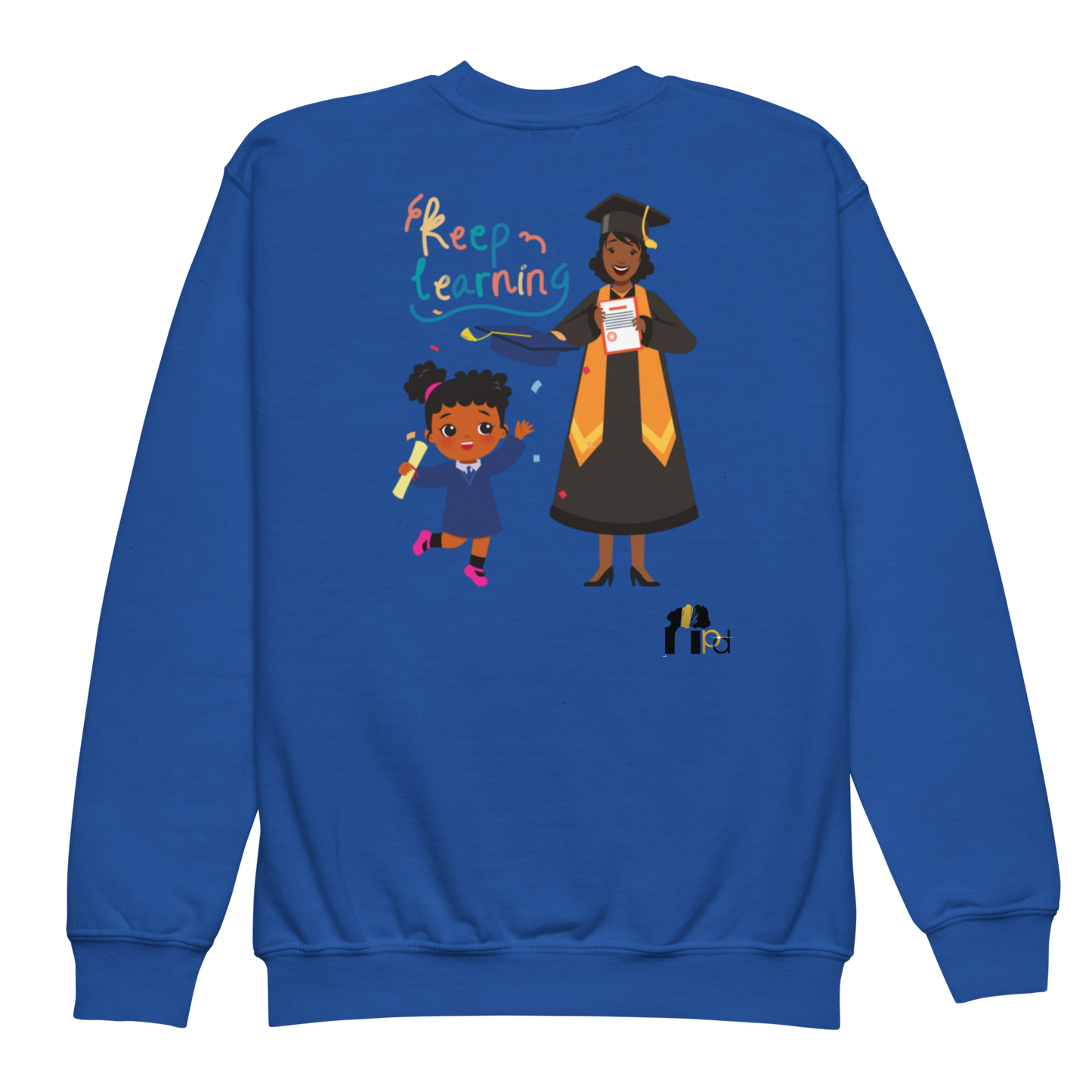 Keep Learning Proud Future HBCU Grad™ Youth Crewneck Sweatshirt for Girls