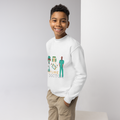 Future Doctor Youth  Crewneck Sweater for Boys